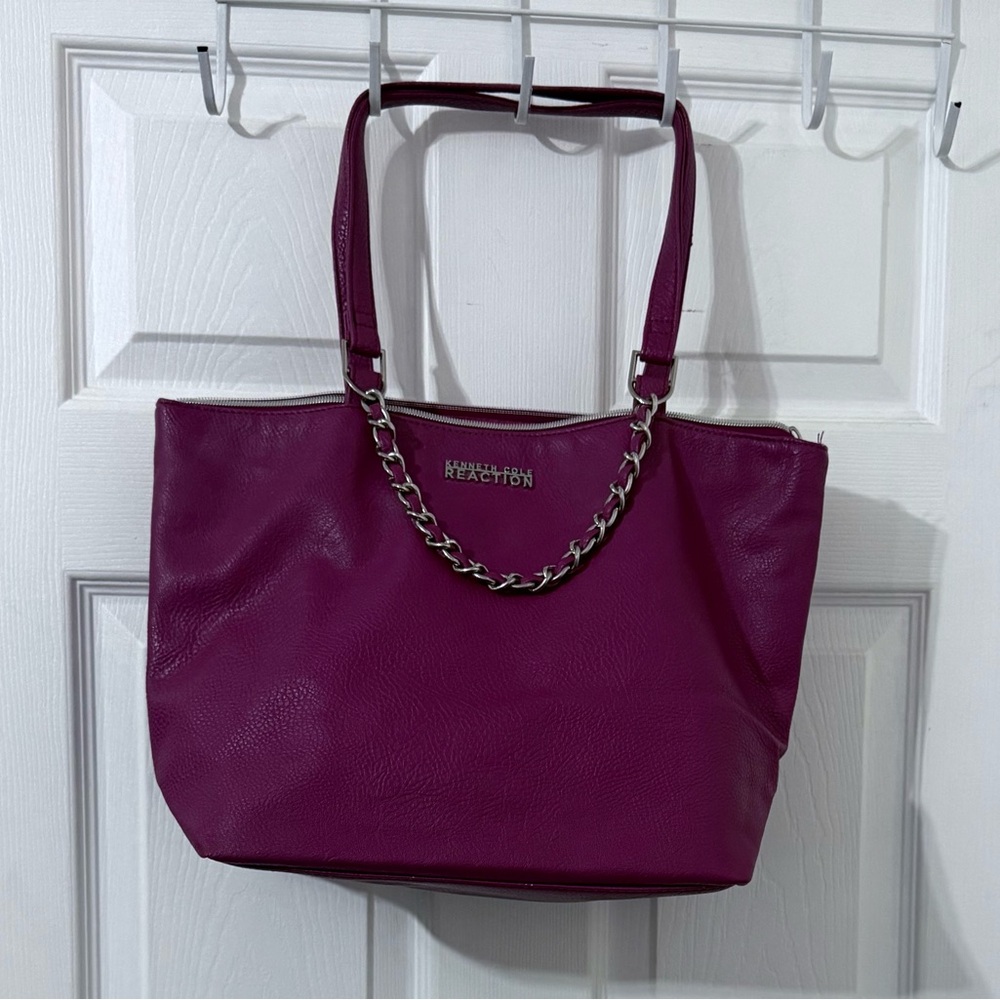 Kenneth Cole Reaction Berry Chain Detail Tote